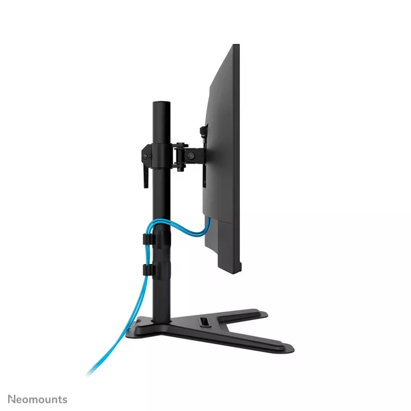 Suporte de monitor individual Neomounts DS45-600BL1 para ecrãs de 10–32 polegadas, VESA 75x75–100x100, máx. 9 kg, autónomo, preto