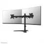 Suporte de monitor duplo Neomounts DS45-600BL2 para ecrãs de 10–32 polegadas, suporta 2 ecrãs, máx. 6 kg, VESA 75x75–100x100, autónomo, preto