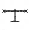 Suporte de monitor duplo Neomounts DS45-600BL2 para ecrãs de 10–32 polegadas, suporta 2 ecrãs, máx. 6 kg, VESA 75x75–100x100, autónomo, preto