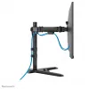 Suporte de monitor duplo Neomounts DS45-600BL2 para ecrãs de 10–32 polegadas, suporta 2 ecrãs, máx. 6 kg, VESA 75x75–100x100, autónomo, preto