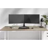 Suporte de monitor duplo Neomounts DS45-600BL2 para ecrãs de 10–32 polegadas, suporta 2 ecrãs, máx. 6 kg, VESA 75x75–100x100, autónomo, preto