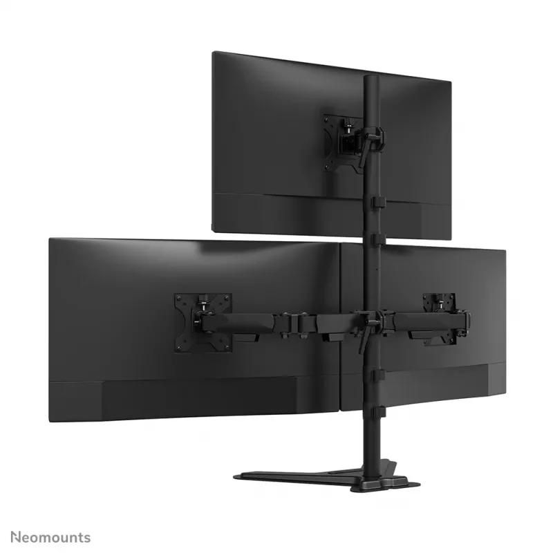 Suporte de monitor triplo Neomounts DS45-600BL2-1 25,4–81,3 cm (10–32 polegadas)