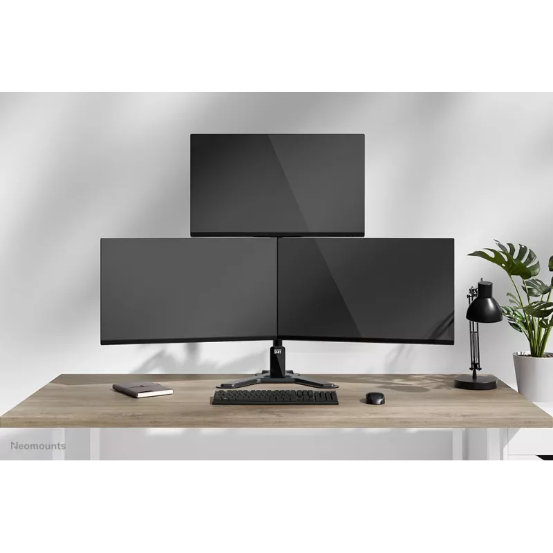 Suporte de monitor triplo Neomounts DS45-600BL2-1 25,4–81,3 cm (10–32 polegadas)