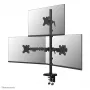 Braço de monitor triplo Neomounts DS60-600BL2-1 25,4–81,3 cm (10–32 polegadas), fixação à mesa/passagem pela mesa, 9 kg, 25,4 cm (10 polegadas), 81,3 cm (32 polegadas), 100 x 100 mm, preto