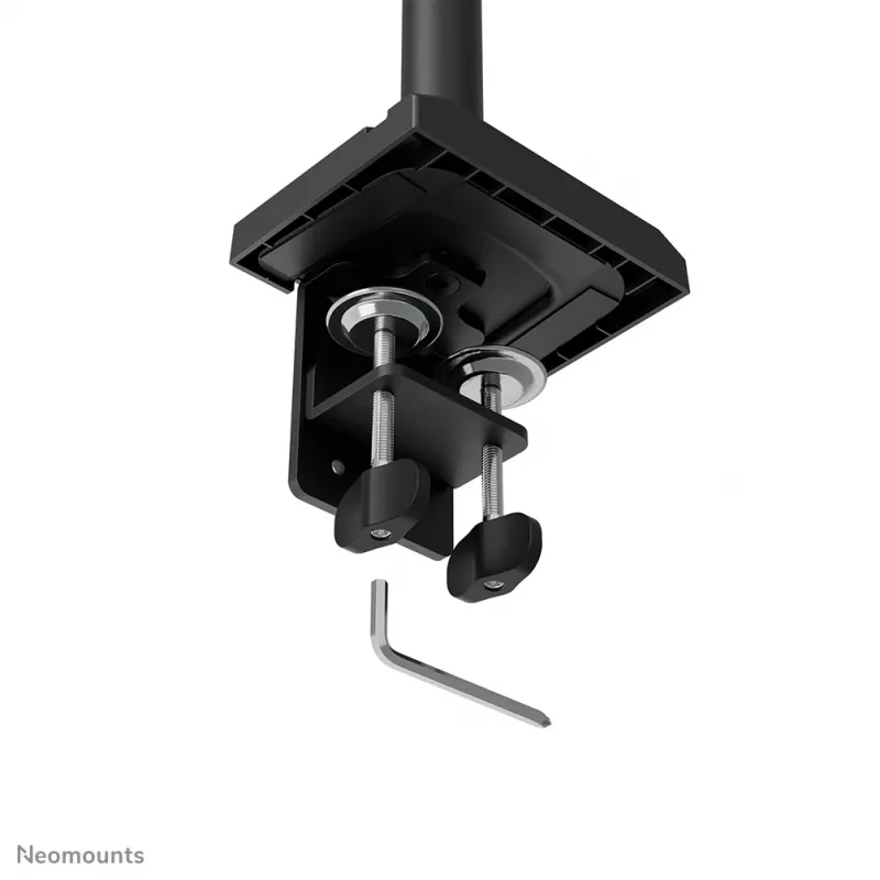 Braço de monitor triplo Neomounts DS60-600BL2-1 25,4–81,3 cm (10–32 polegadas), fixação à mesa/passagem pela mesa, 9 kg, 25,4 cm (10 polegadas), 81,3 cm (32 polegadas), 100 x 100 mm, preto