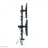 Braço de monitor triplo Neomounts DS60-600BL2-1 25,4–81,3 cm (10–32 polegadas), fixação à mesa/passagem pela mesa, 9 kg, 25,4 cm (10 polegadas), 81,3 cm (32 polegadas), 100 x 100 mm, preto