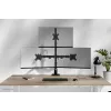 Braço de monitor triplo Neomounts DS60-600BL2-1 25,4–81,3 cm (10–32 polegadas), fixação à mesa/passagem pela mesa, 9 kg, 25,4 cm (10 polegadas), 81,3 cm (32 polegadas), 100 x 100 mm, preto