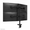 Braço de monitor quádruplo Neomounts DS60-600BL2-2 para ecrãs de 10–32 polegadas, VESA 75x75–100x100, capacidade máx. 8 kg, fixação/passagem pela mesa, preto