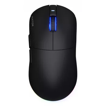 Rato gaming HATOR Quasar 3 Wireless ambidestro RF Wireless + Bluetooth + USB Type-A ótico 12000 DPI