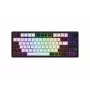 Teclado gaming sem fios HATOR Skyfall 80 MAG ULTIMA 8K USB + RF Wireless + Bluetooth QWERTY US English preto, branco