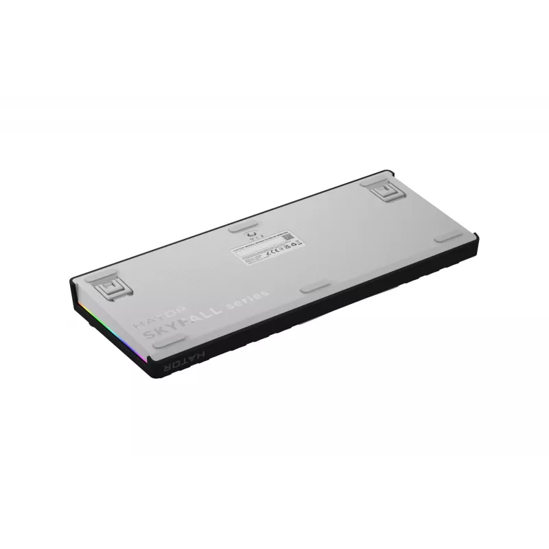 Teclado gaming sem fios HATOR Skyfall 80 MAG ULTIMA 8K USB + RF Wireless + Bluetooth QWERTY US English preto, branco