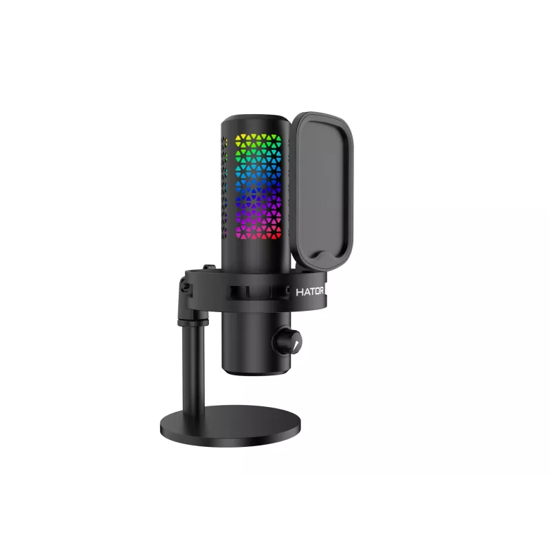 Microfone de podcast HATOR Dreamcast X, preto, -32 dB, 20 - 16000 Hz, 16 Bit, 96 kHz, 70 dB