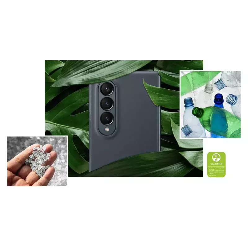 Capa para telemóvel Samsung Galaxy Z Fold4 EF-VF936LBEGWW couro preto