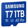 Cartão microSD Samsung T7, 1 TB, MicroSDXC, UHS-I, 170 MB/s, Classe 3 (U3), V30
