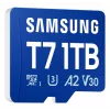 Cartão microSD Samsung T7, 1 TB, MicroSDXC, UHS-I, 170 MB/s, Classe 3 (U3), V30