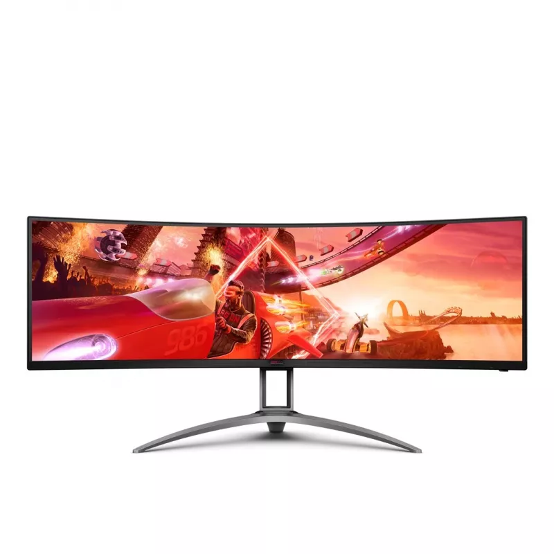 AOC B2 AG493UCX2 Monitor de computador 124 cm (48,8″) 5120 x 1440 píxeis Quad HD LED preto