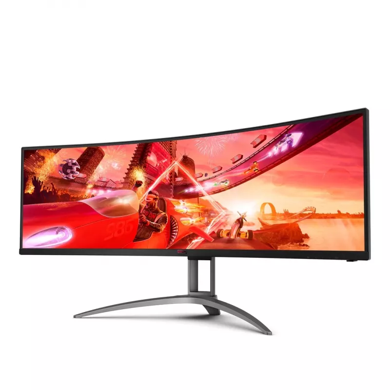 AOC B2 AG493UCX2 Monitor de computador 124 cm (48,8″) 5120 x 1440 píxeis Quad HD LED preto