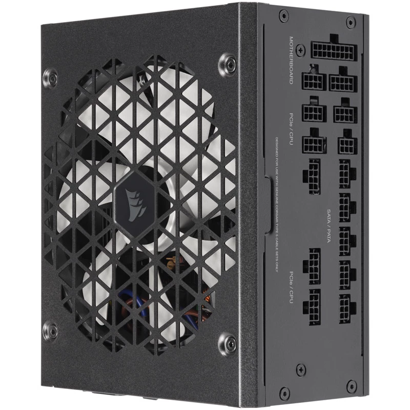 Fonte de alimentação CORSAIR RM1000X SHIFT 1000W 80+ GOLD, totalmente modular, ATX