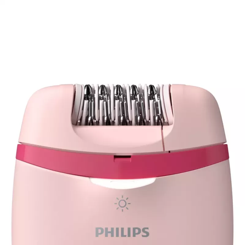 Philips Satinelle Essential BRE285/00 depilador com fios, branco/rosa