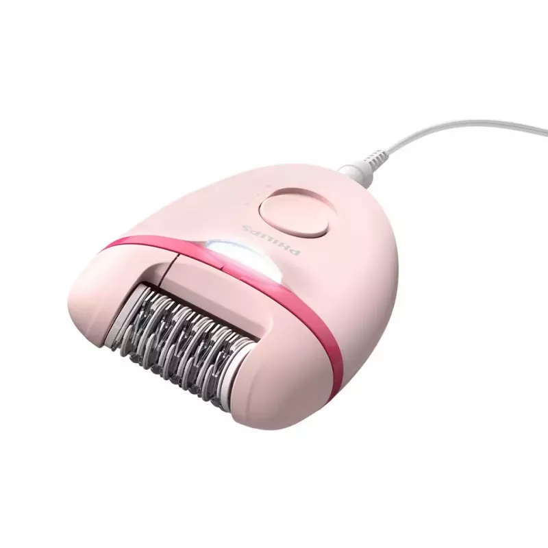 Philips Satinelle Essential BRE285/00 depilador com fios, branco/rosa