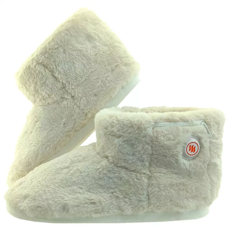 Glovii GQ7M Pantufas Pantufa fechada unissexo creme