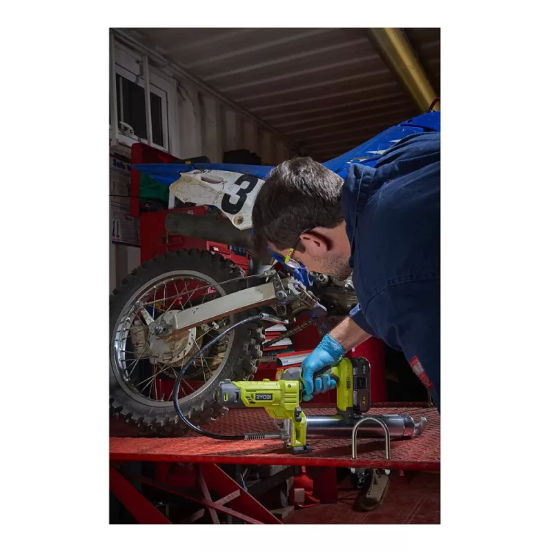 Máquina de lubrificar com bateria R18GG-0 18V Ryobi (sem bateria)