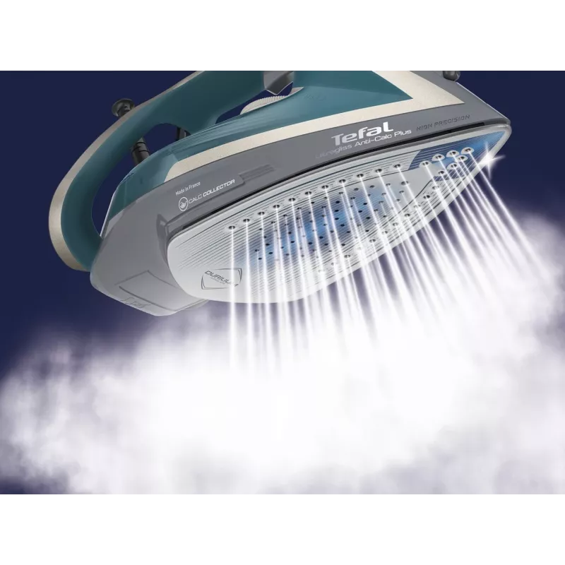 Ferro de engomar a vapor Tefal Ultragliss Anti-Calc Plus FV6842 — 2800 W, depósito de 0,27 L, golpe de vapor de 260 g/min, 1,295 kg