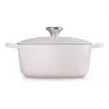 Le Creuset Signature Panela redonda de ferro fundido 24 cm shell pink