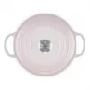 Le Creuset Signature Panela redonda de ferro fundido 24 cm shell pink