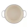 Le Creuset Signature Panela redonda de ferro fundido 24 cm shell pink