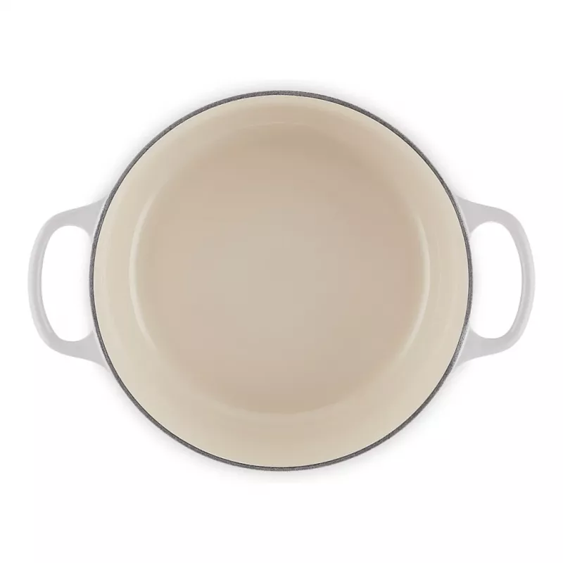 Le Creuset Signature Panela redonda de ferro fundido 24 cm shell pink