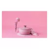 Le Creuset Signature Panela redonda de ferro fundido 24 cm shell pink