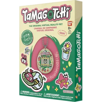 Ovo de animal de estimação virtual eletrónico Tamagotchi Bandai ECO CELEBRATION EGG modelo 44315, animal de estimação digital para levar consigo