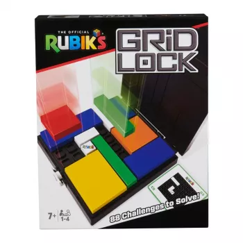 Jogo Rubik’s Cube Gridlock, o puzzle de resolução de problemas inspirado no clássico brinquedo de fidget para adultos e crianças a partir dos 7 anos