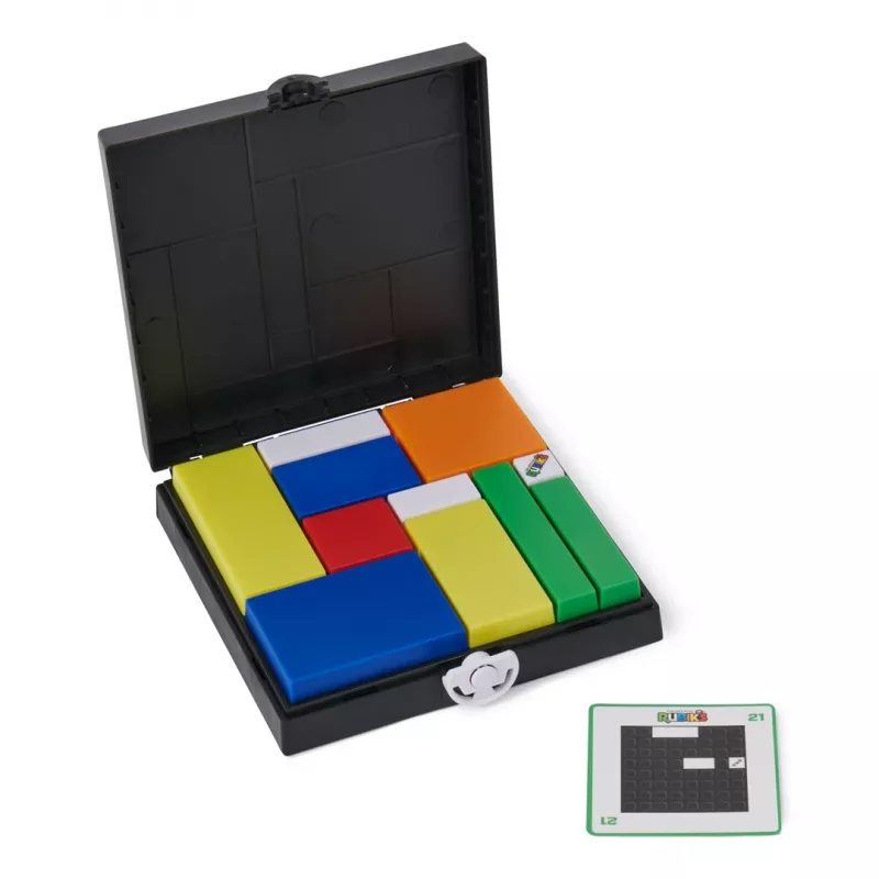 Jogo Rubik’s Cube Gridlock, o puzzle de resolução de problemas inspirado no clássico brinquedo de fidget para adultos e crianças a partir dos 7 anos