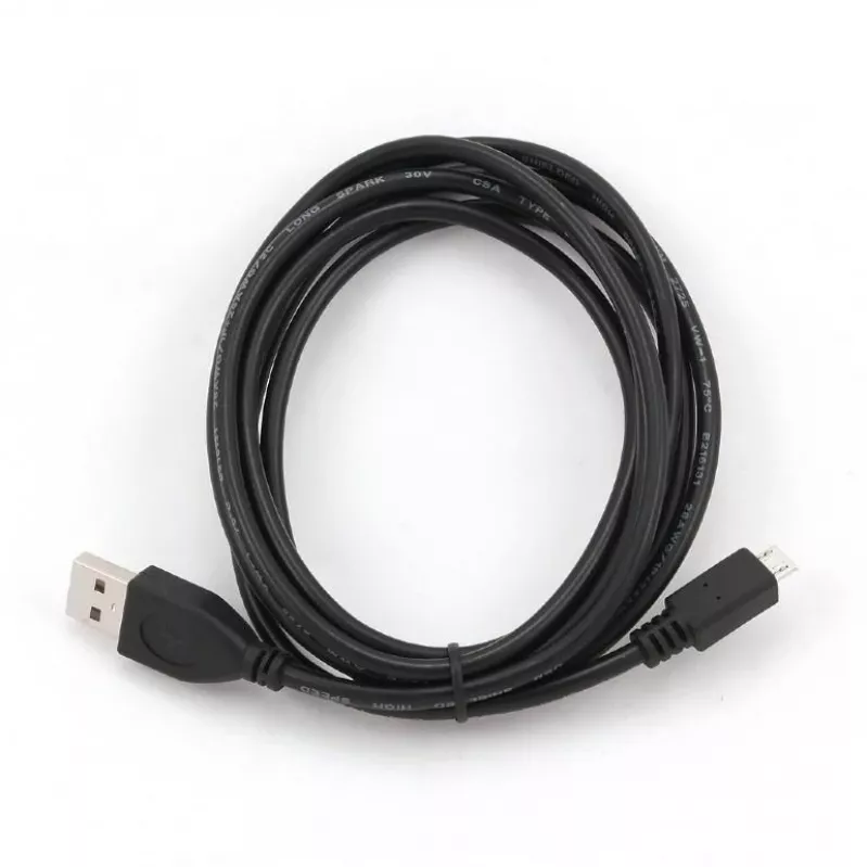 Cabo USB Gembird CCP-MUSB2-AMBM-0.1M USB2 para Micro-USB preto