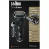 Máquina de barbear de lâminas Braun Series 9 9352cc Sport aparador preto cinzento