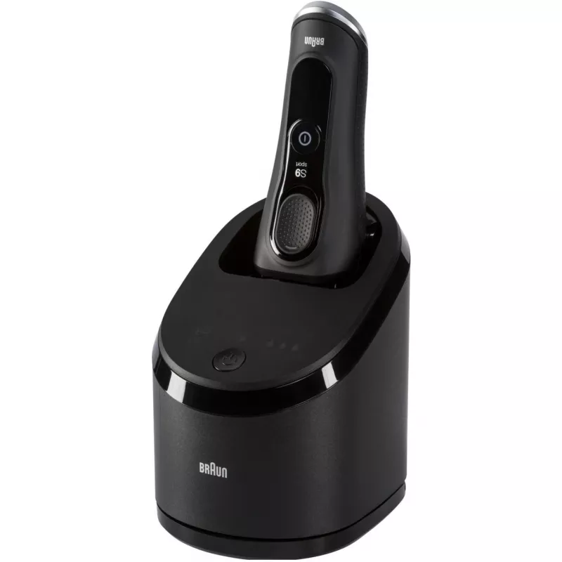 Máquina de barbear de lâminas Braun Series 9 9352cc Sport aparador preto cinzento