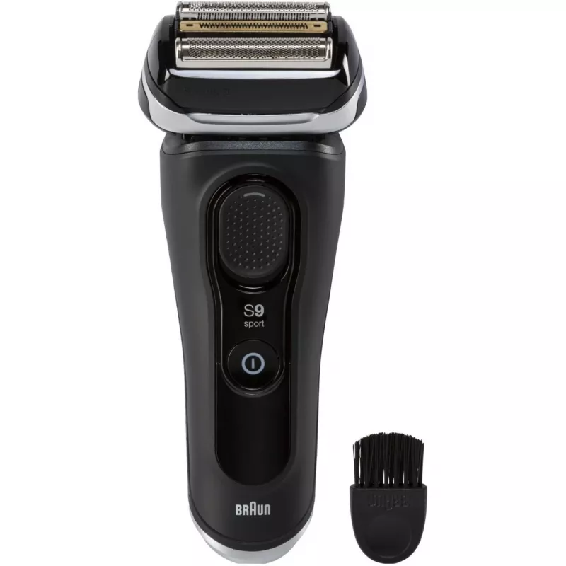 Máquina de barbear de lâminas Braun Series 9 9352cc Sport aparador preto cinzento