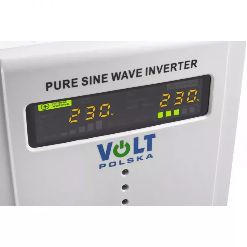 Unidade de alimentação ininterrupta VOLT POLSKA SINUS PRO 2000 E 12/230V, 2000 VA, 12V DC para 230V AC