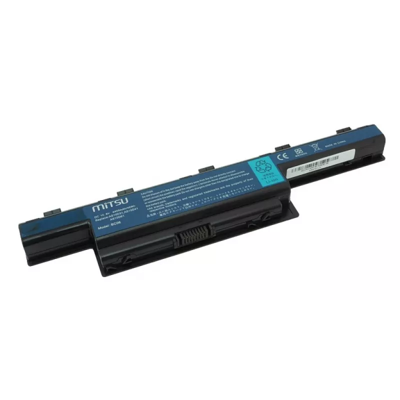 Bateria MITSU para Acer Aspire 4551 4741 5741 4400 mAh 10,8–11,1 V