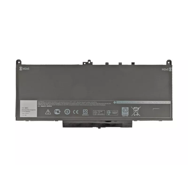 Mitsu bateria para Dell Latitude E7270, E7470, 7200 mAh (55 Wh)