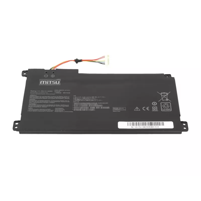 Bateria MITSU B31N912 para ASUS E410MA 3550 mAh Li-Ion