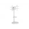 Suporte de chão com prateleira para TV LCD/LED/Plasma 37-86 polegadas TECHLY branco