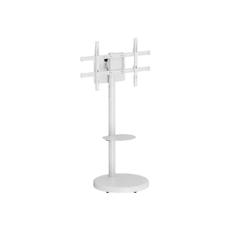 Suporte de chão com prateleira para TV LCD/LED/Plasma 37-86 polegadas TECHLY branco