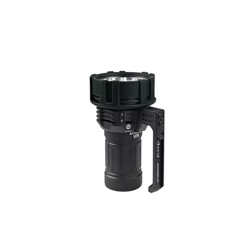 Lanterna AceBeam X75 XHP 70.3 preta, 5000K