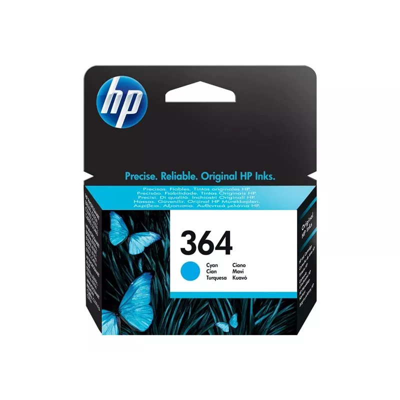 HP 364 Tinta Ciano Vivera Blister Photosmart C5380 C6380 D5460 B8550