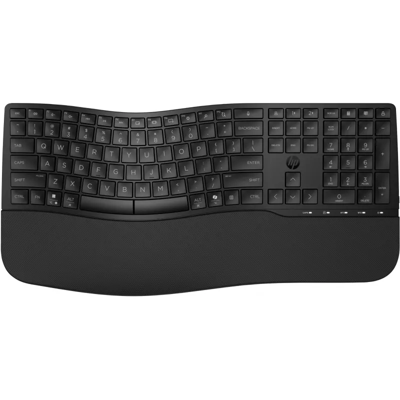 Teclado HP 680 Comfort Dual-Mode Full-Size Wireless Bluetooth Preto