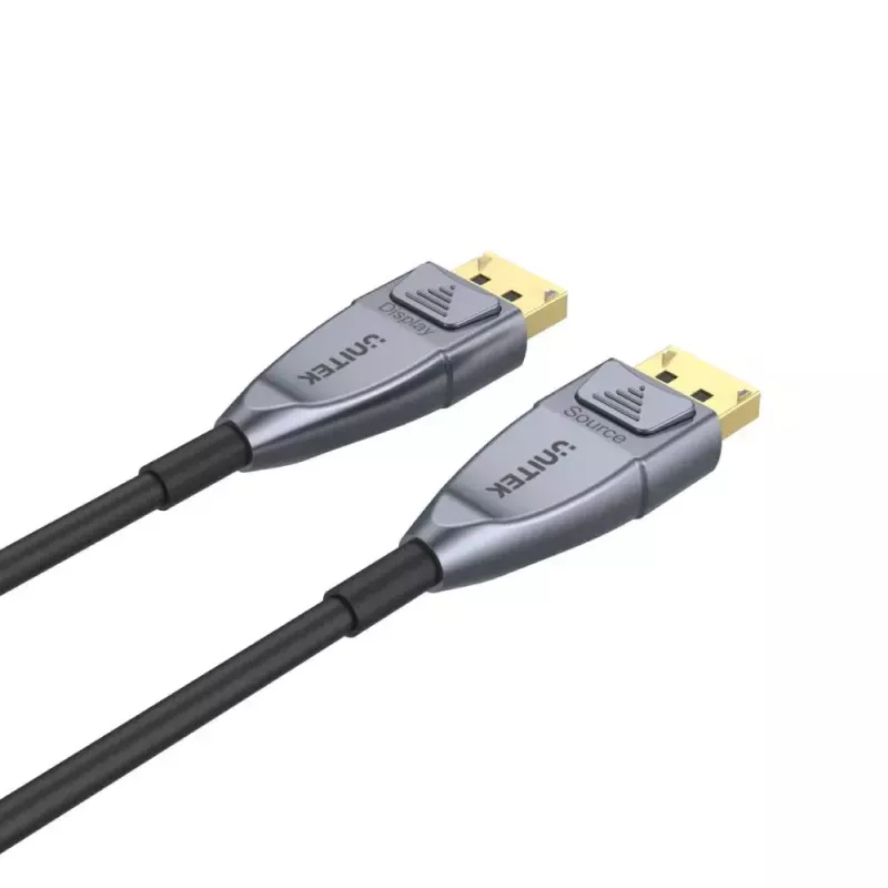 Cabo ótico ativo UNITEK 8K Ultrapro DisplayPort 1.4 10m
