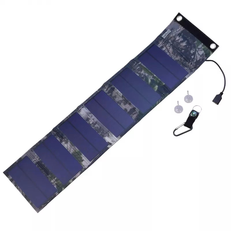 Painel solar PowerNeed ES-6 9 W silício monocristalino